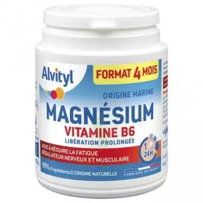 Alvityl Magnésium Vitamine B6 Libération Prolongée Comprimés Lp Pot/120 à Paris
